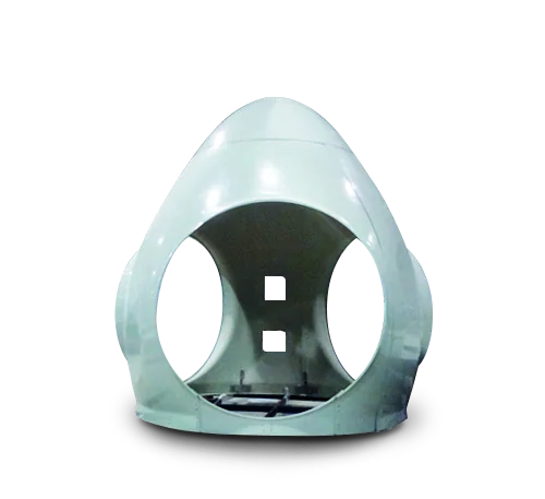 A turbine nose cone