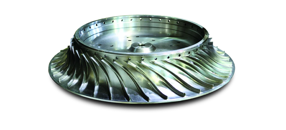A machined turbine ring