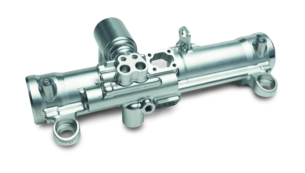 A machined motorsport upright
