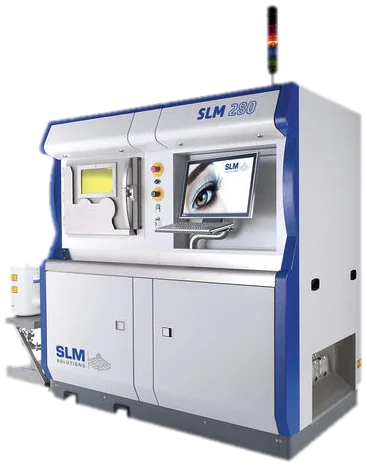 An SLM 280 metal 3D printer